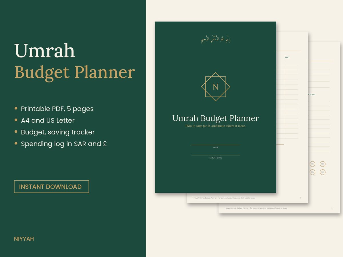 Umrah Budget Planner