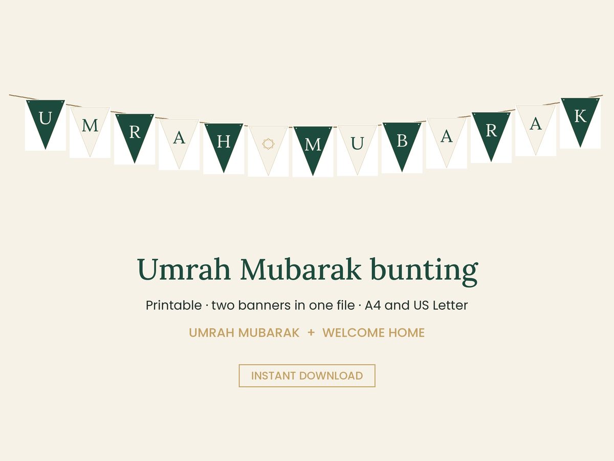 Umrah Mubarak Bunting