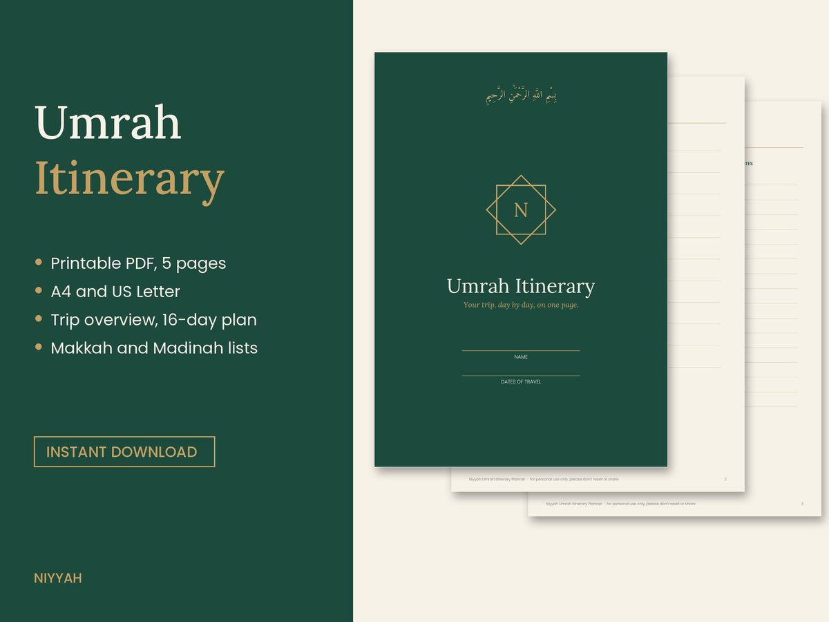 Umrah Itinerary Planner